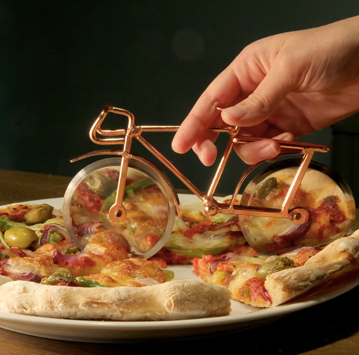 Natural Collection Bike Pizza Cutter